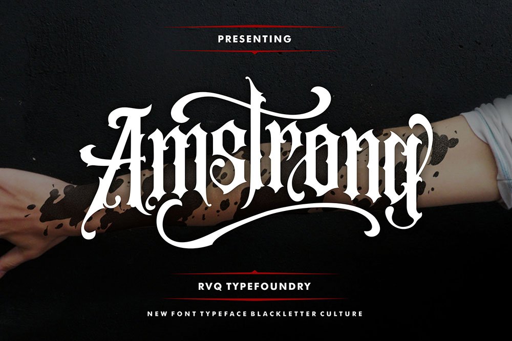 Amstrong Typeface cover image.