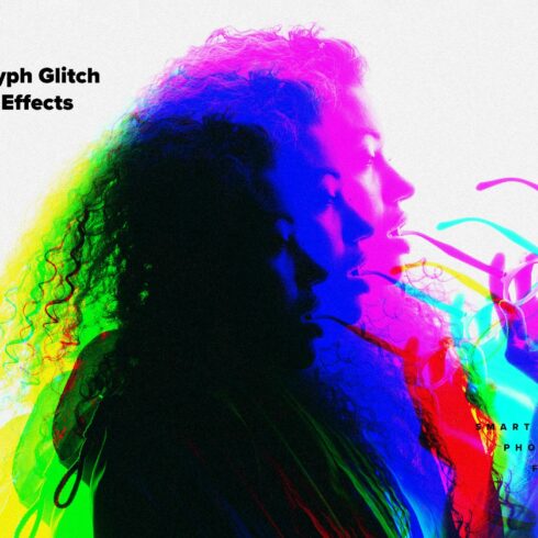 Anaglyph Glitch Photo Effects Packcover image.
