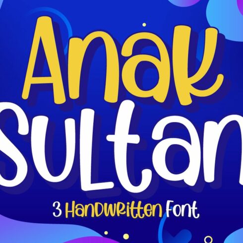 Anak Sultan | Trio Display Font cover image.