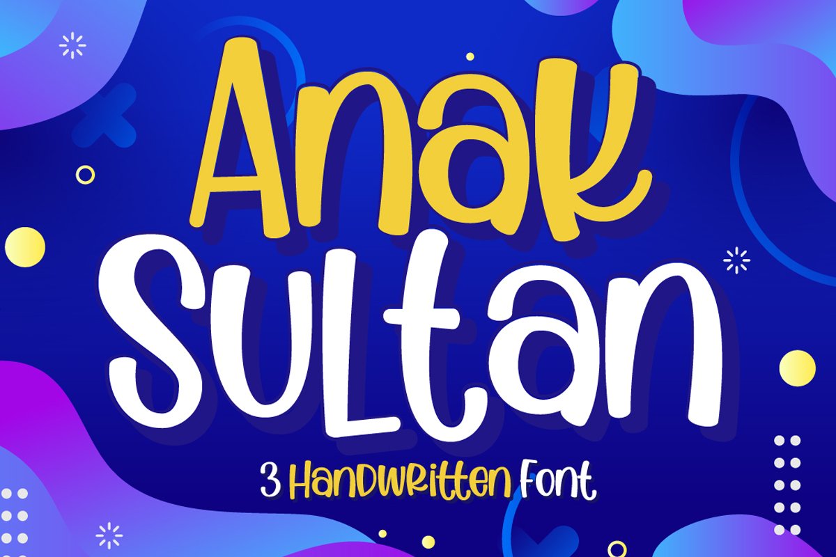 Anak Sultan | Trio Display Font cover image.