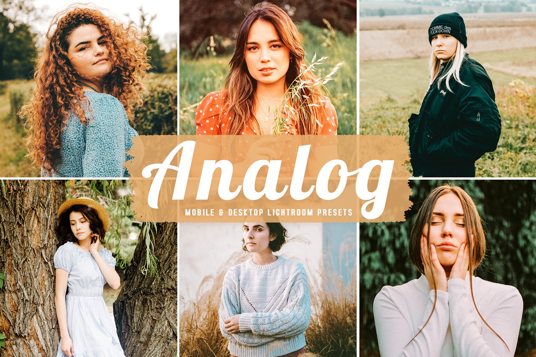 Analog Pro Lightroom Presetscover image.