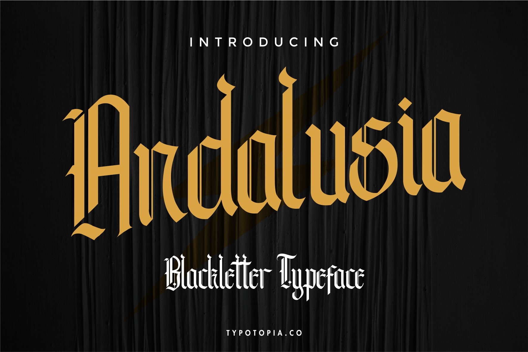 Andalusia - The Blackletter Typeface cover image.