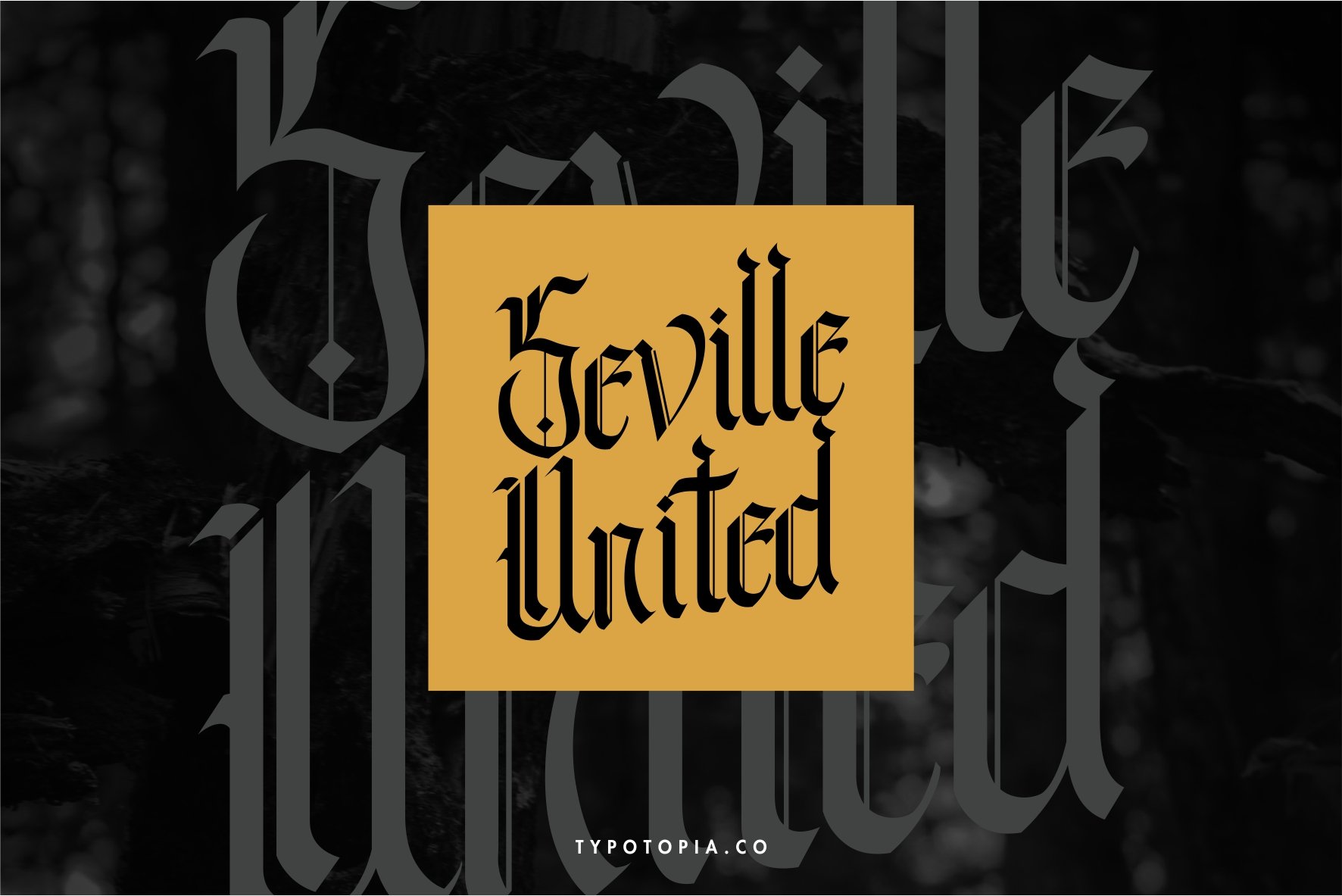 Andalusia - The Blackletter Typeface preview image.