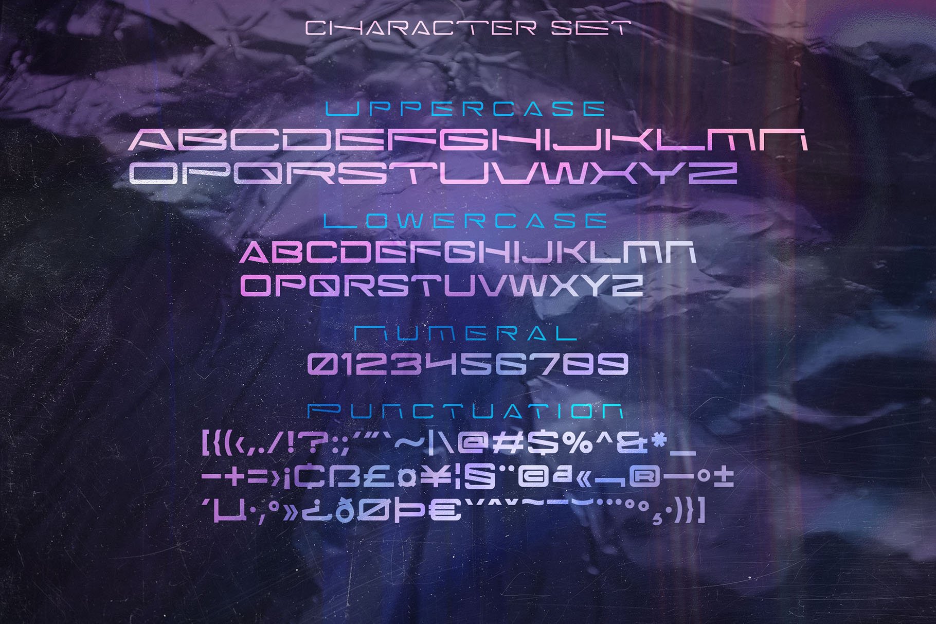 Androned – Futuristic Font preview image.