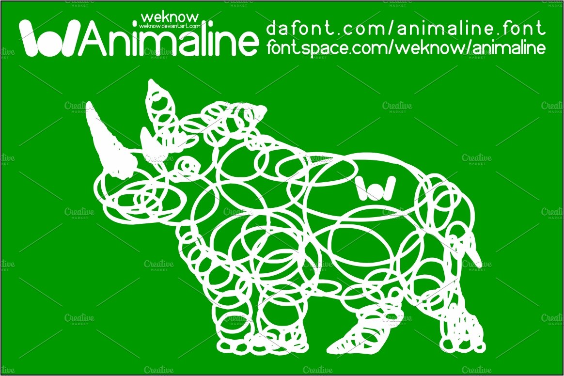 animaline dingbat preview image.