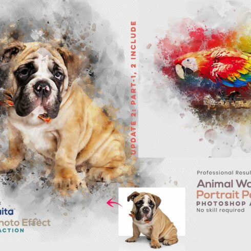 Dog Watercolor Paintingcover image.