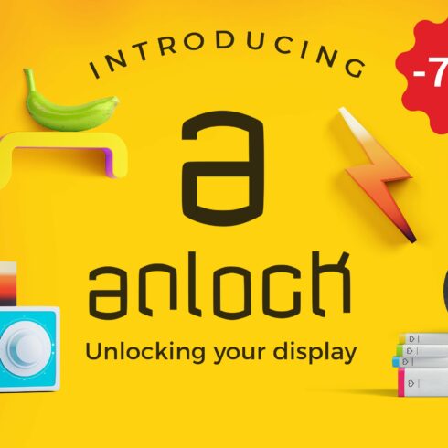 anlock - Typeface cover image.