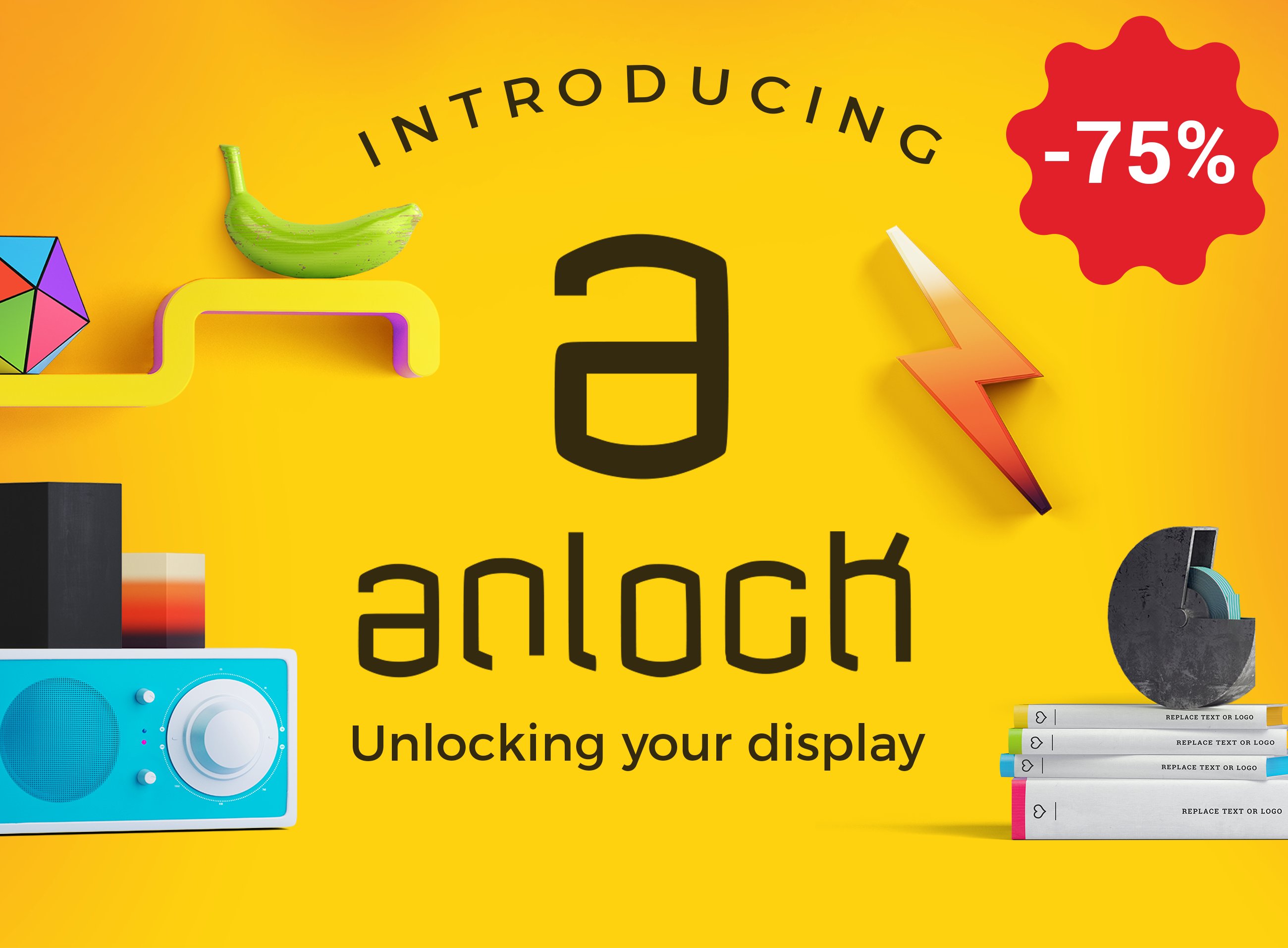 anlock - Typeface cover image.