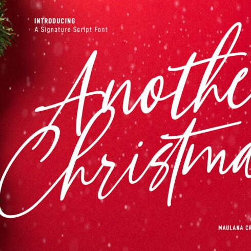 Another Christmas Script Font cover image.