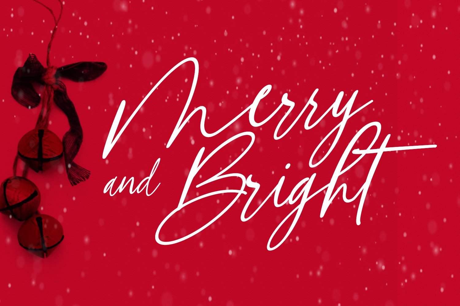 Another Christmas Script Font preview image.