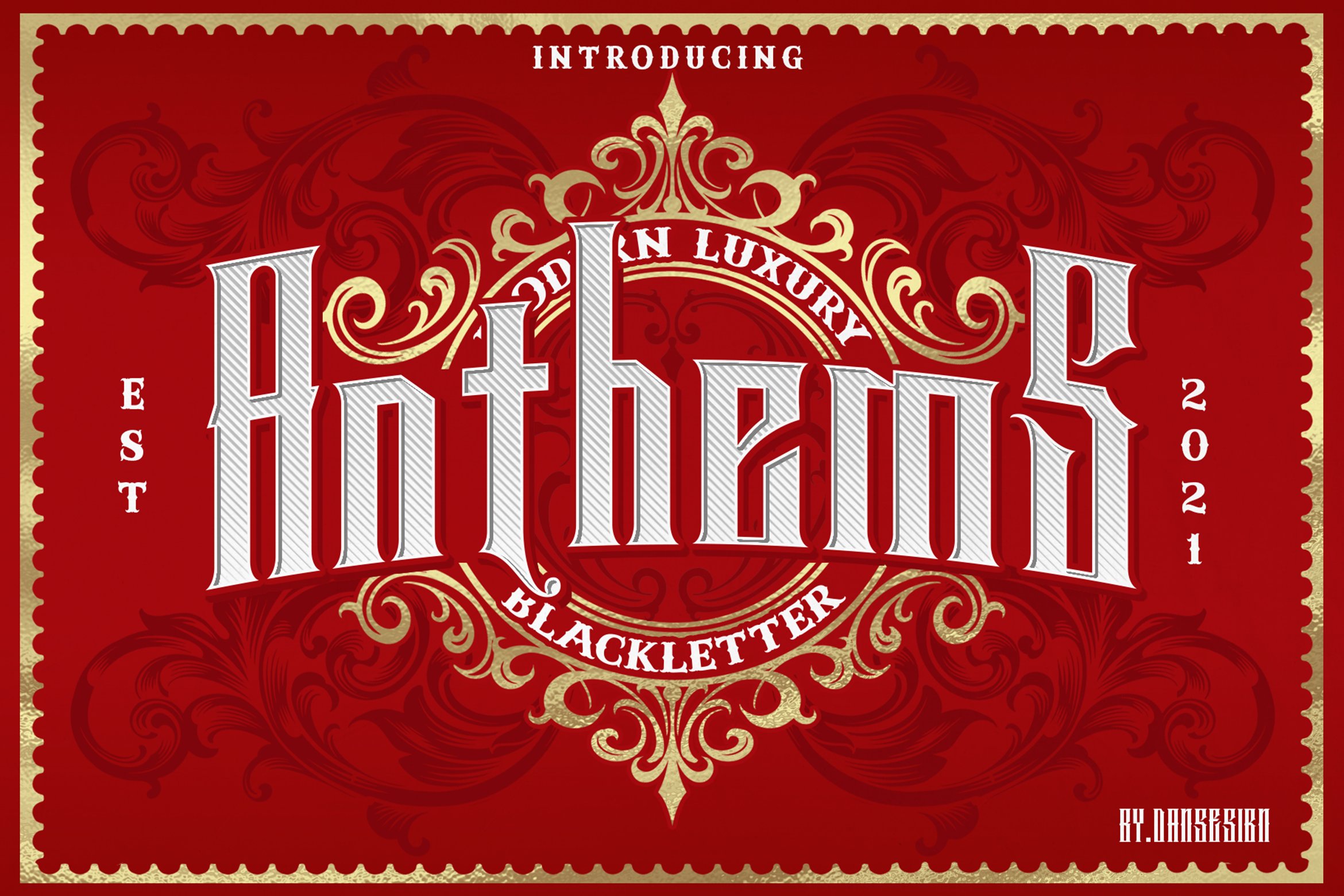 ANTHEMS MODERN BLACKLETTER cover image.