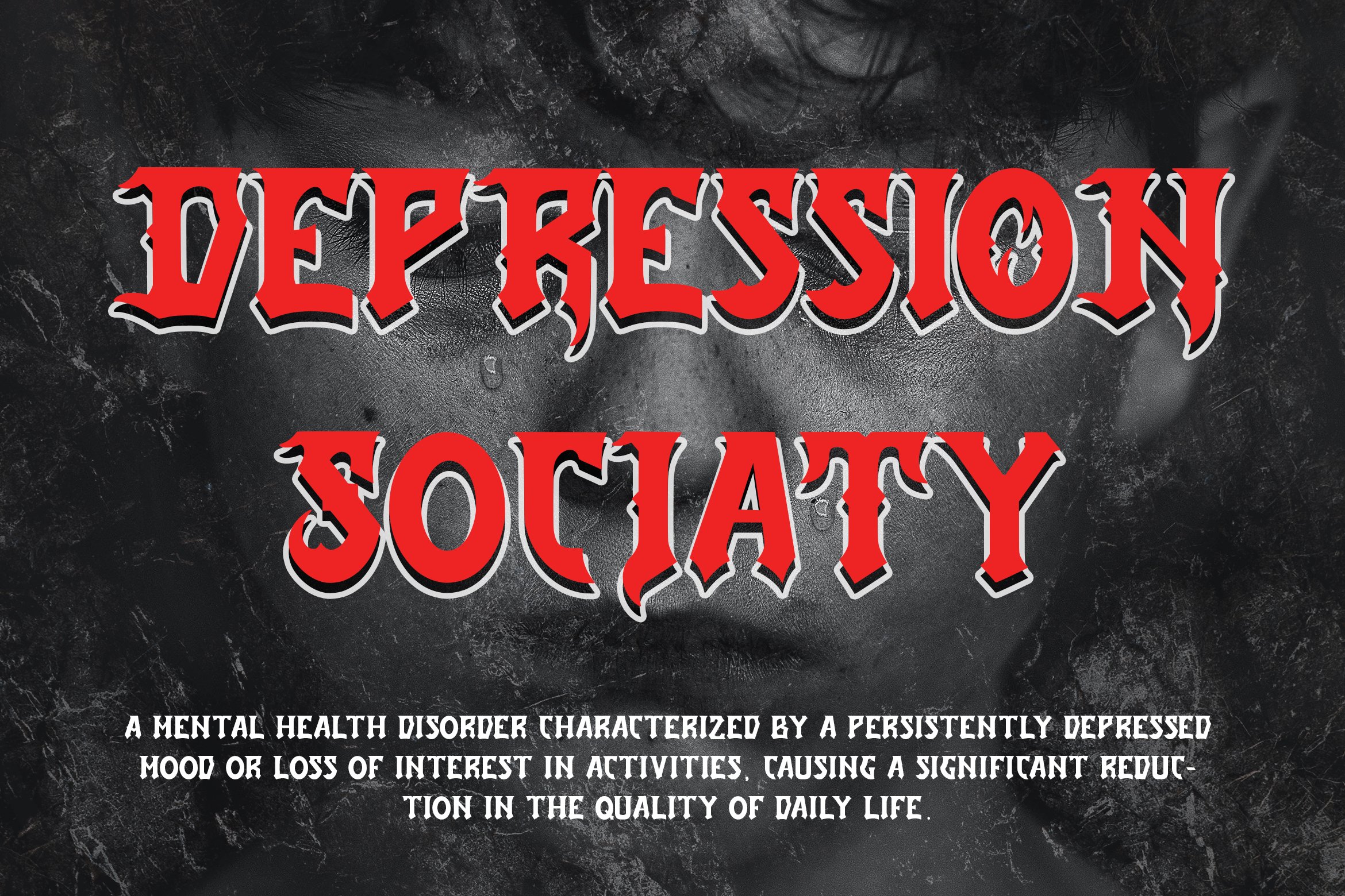 Anxiety Of Sadness - Blackletter preview image.