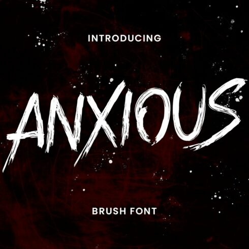 Anxious Brush Font cover image.