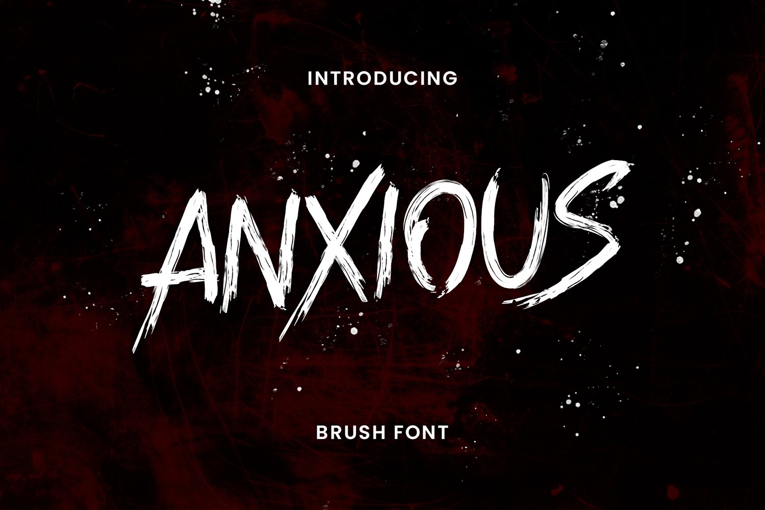 Anxious Brush Font cover image.