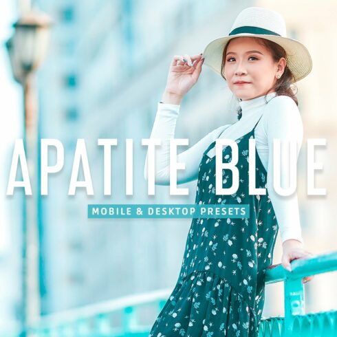 Apatite Blue Pro Lightroom Presetscover image.