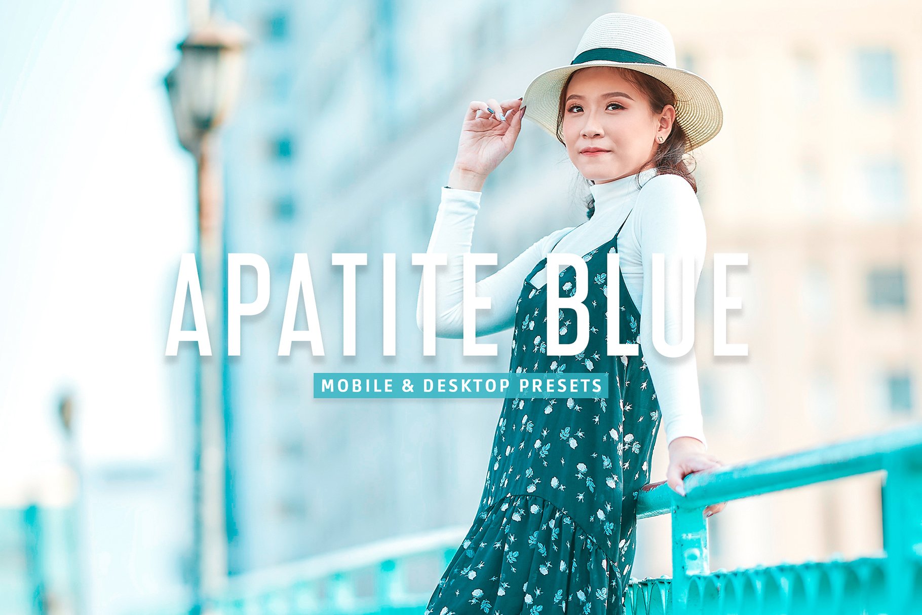 Apatite Blue Pro Lightroom Presetscover image.