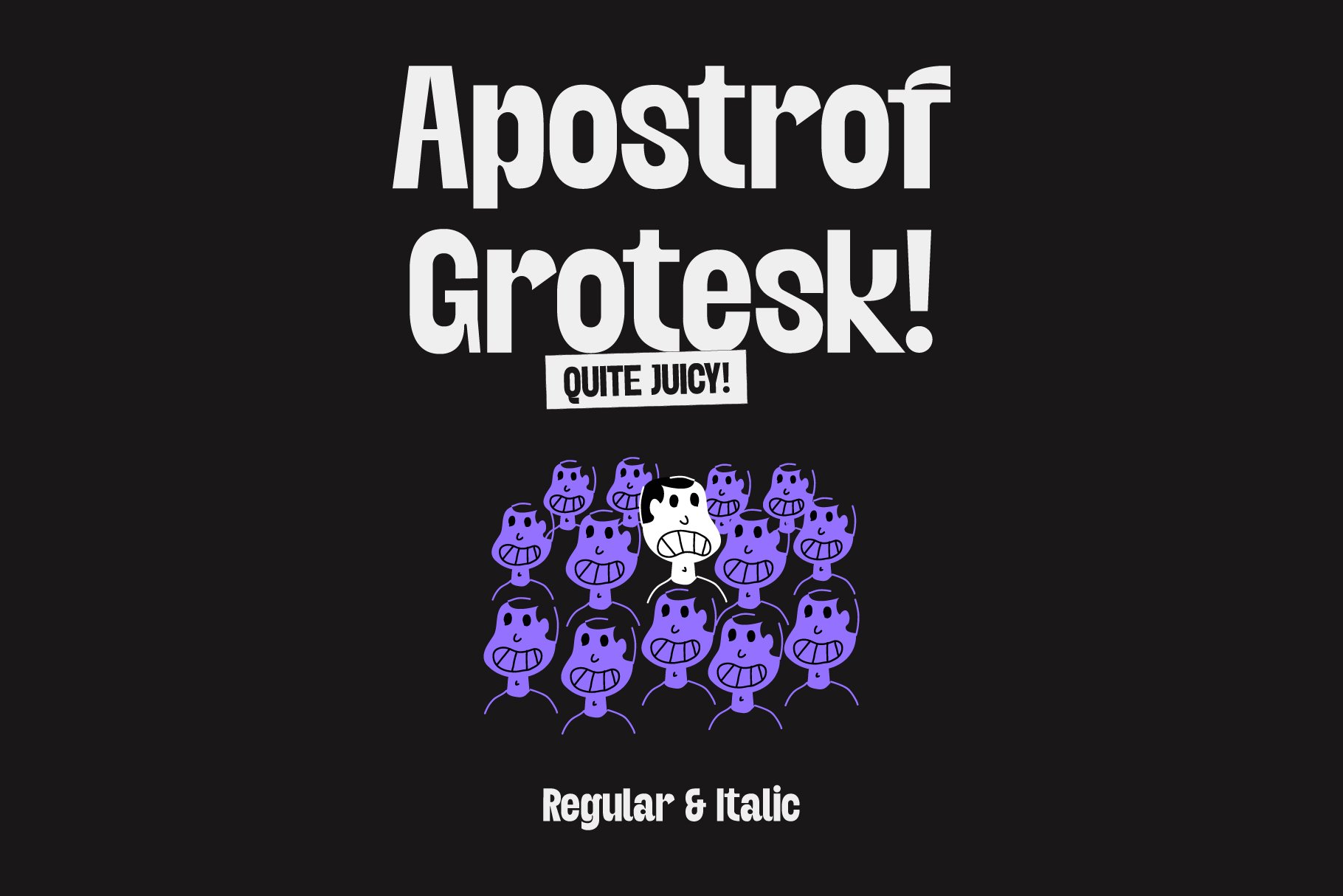 Apostrof - Grotesk Type cover image.