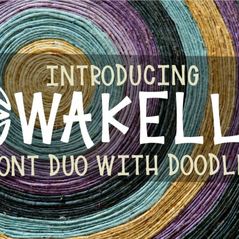 Wakell - Font Duo With Ornaments cover image.