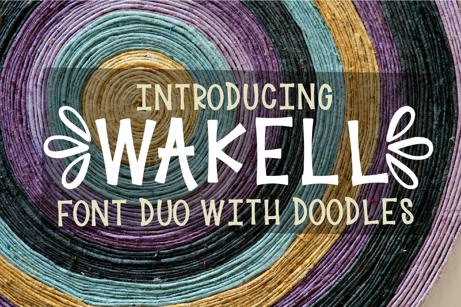 Wakell - Font Duo With Ornaments cover image.