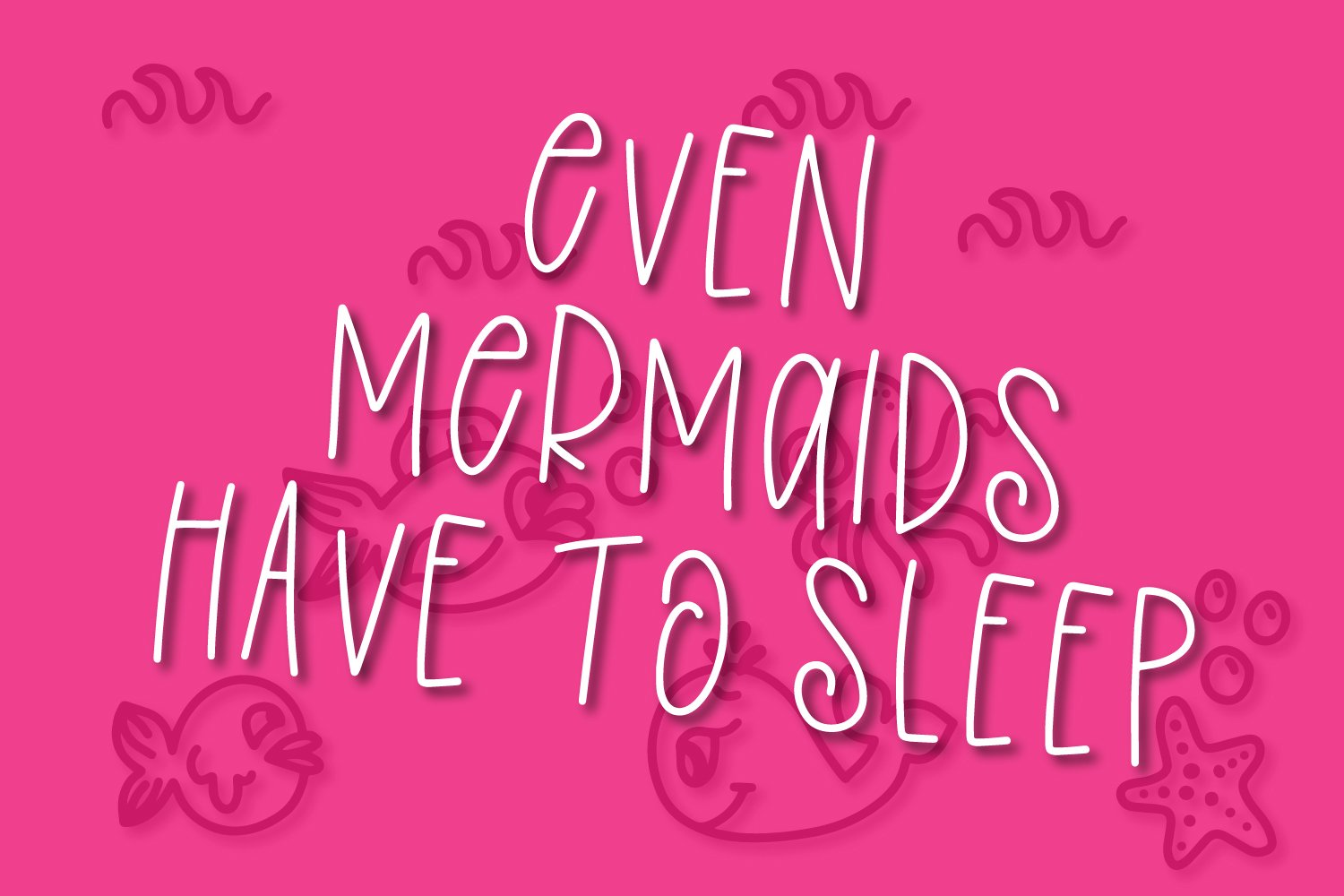 Overboard - Mermaid Font Duo preview image.