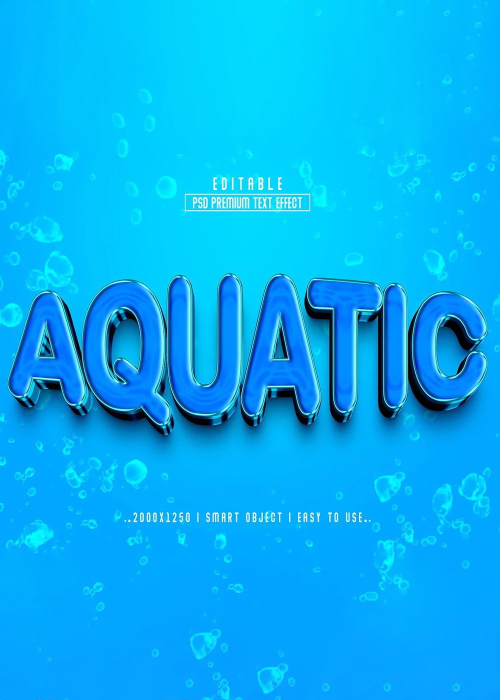 Blue background with the word aquatic in it.