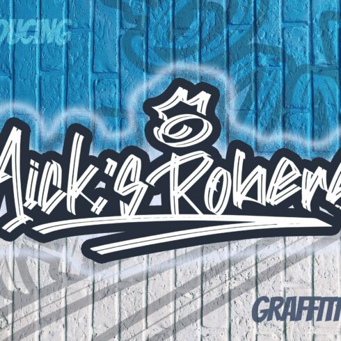 Aick's Robers - Graffiti Font cover image.