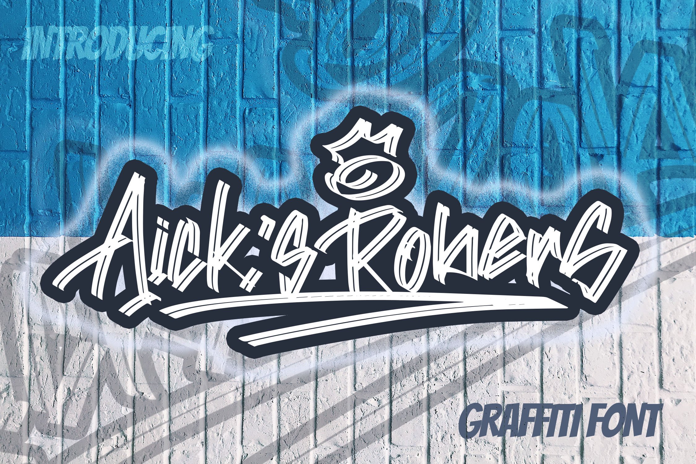 Aick's Robers - Graffiti Font cover image.