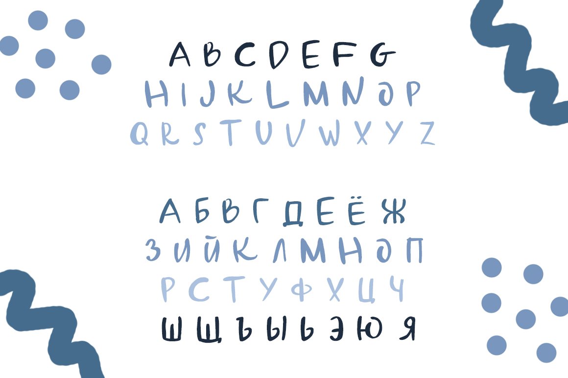 Arbo - handwritten font preview image.