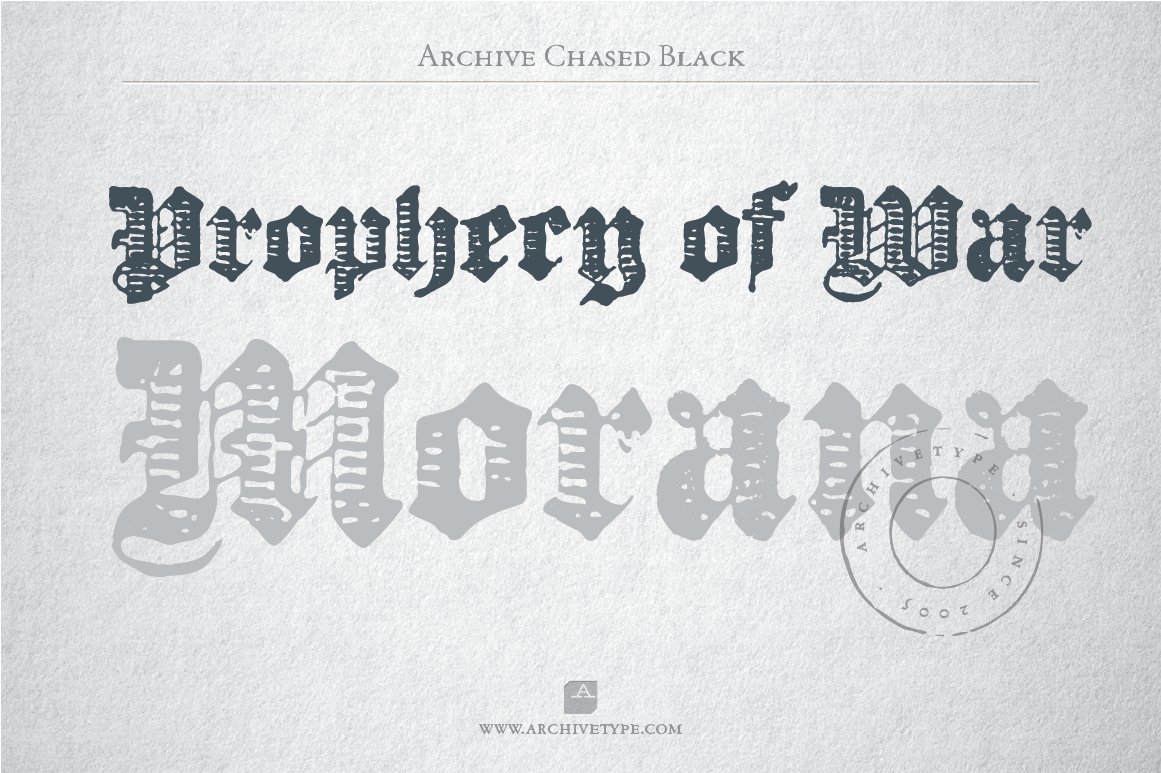 Archive Chased Black preview image.