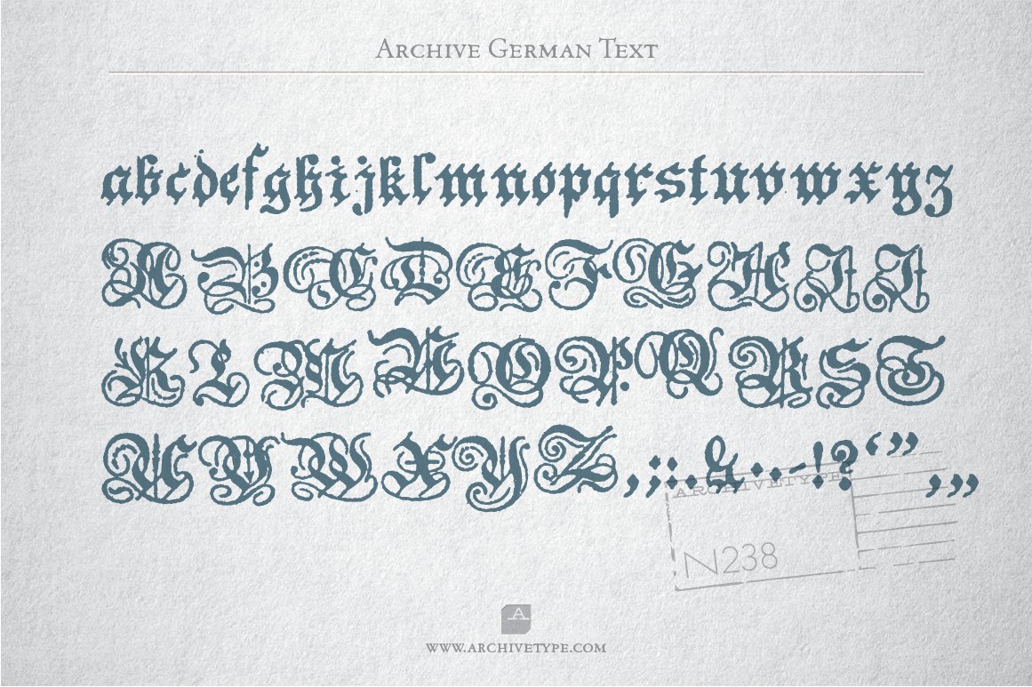 archive german text cm 2 25