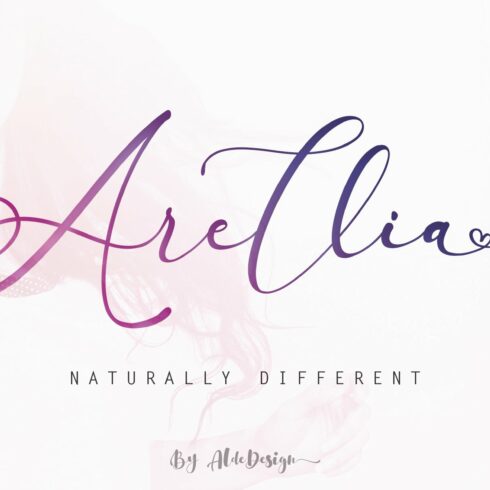 Arellia Script //Luxury Font cover image.