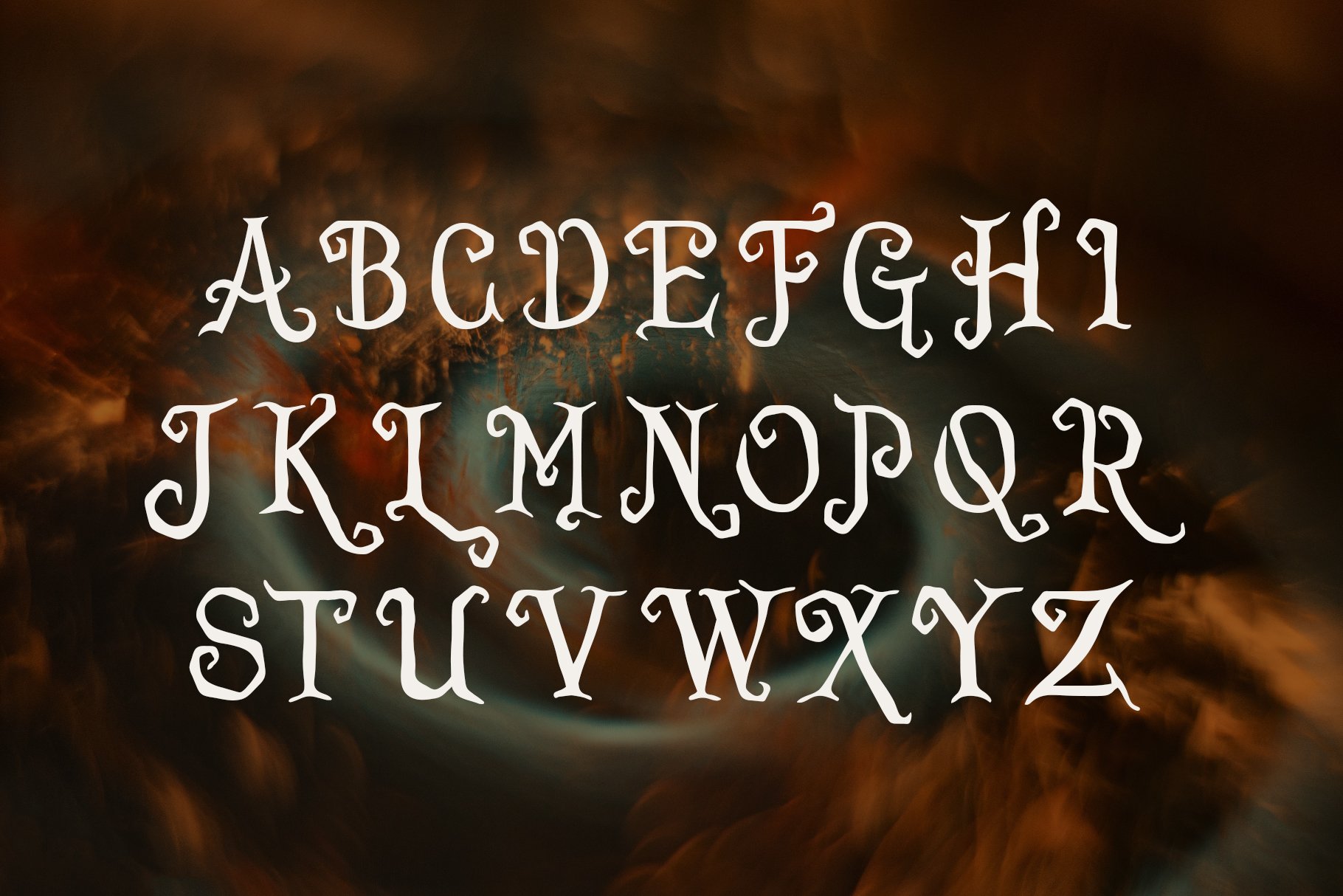 Arkana - Fantasy Typeface preview image.