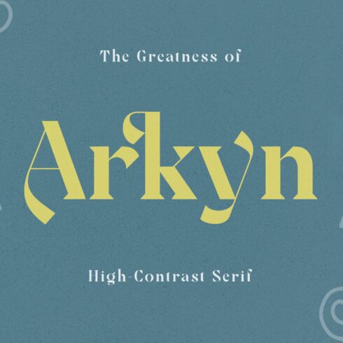 Modern Classic Serif Font cover image.