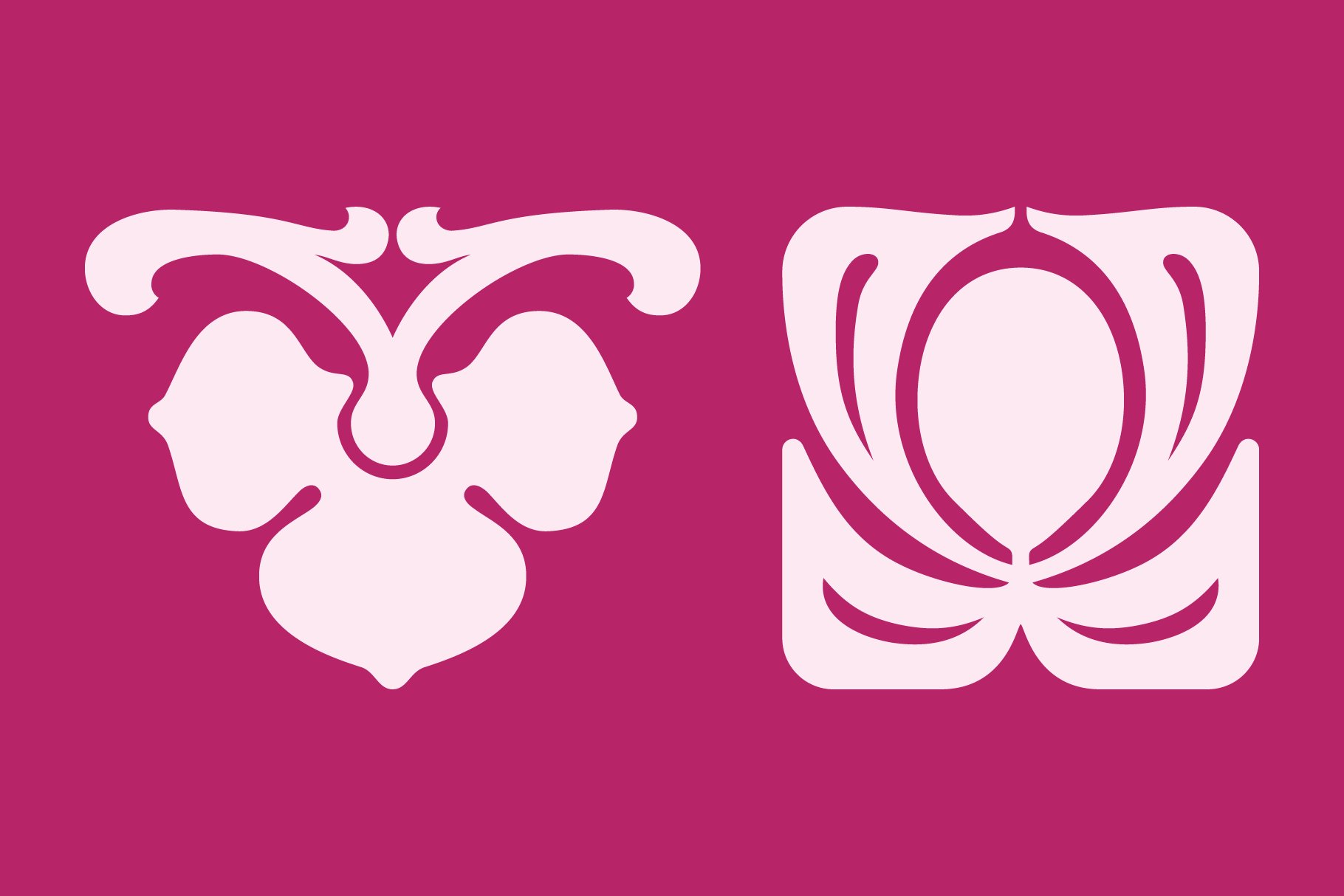 Art Nouveau Ornaments Font preview image.