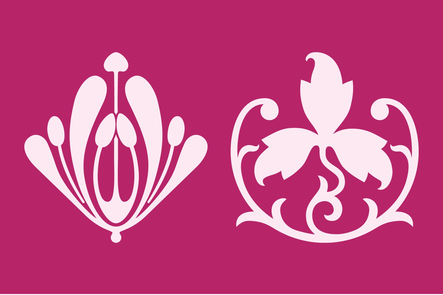 art nouveau ornaments banners 06 879