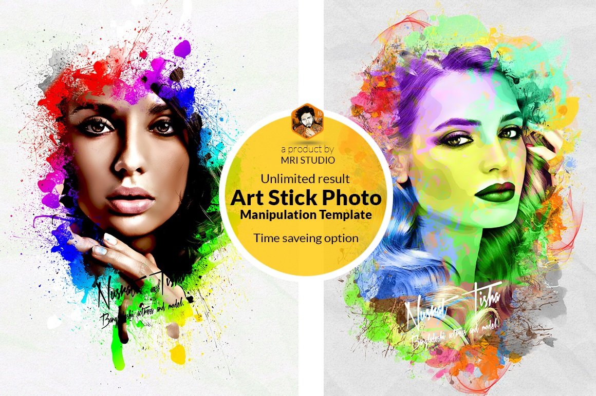 Art Stick Photo Templatecover image.