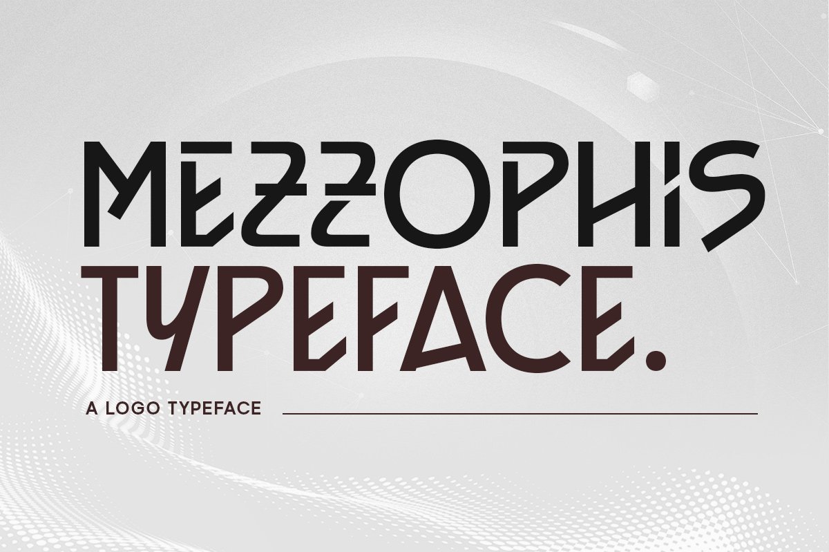 Mezzophis Typeface cover image.