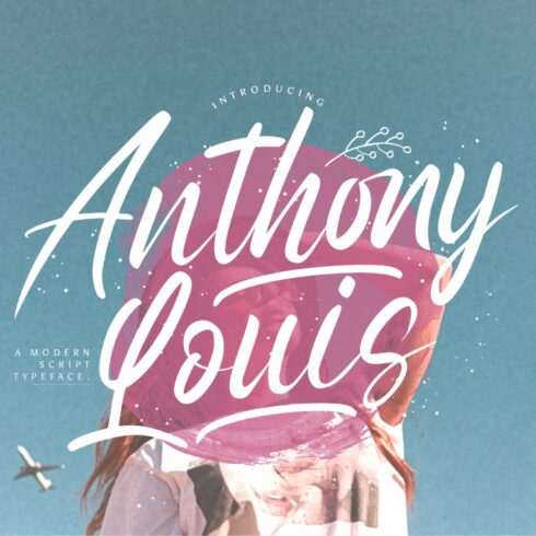Anthony Louis - Modern Script Font cover image.