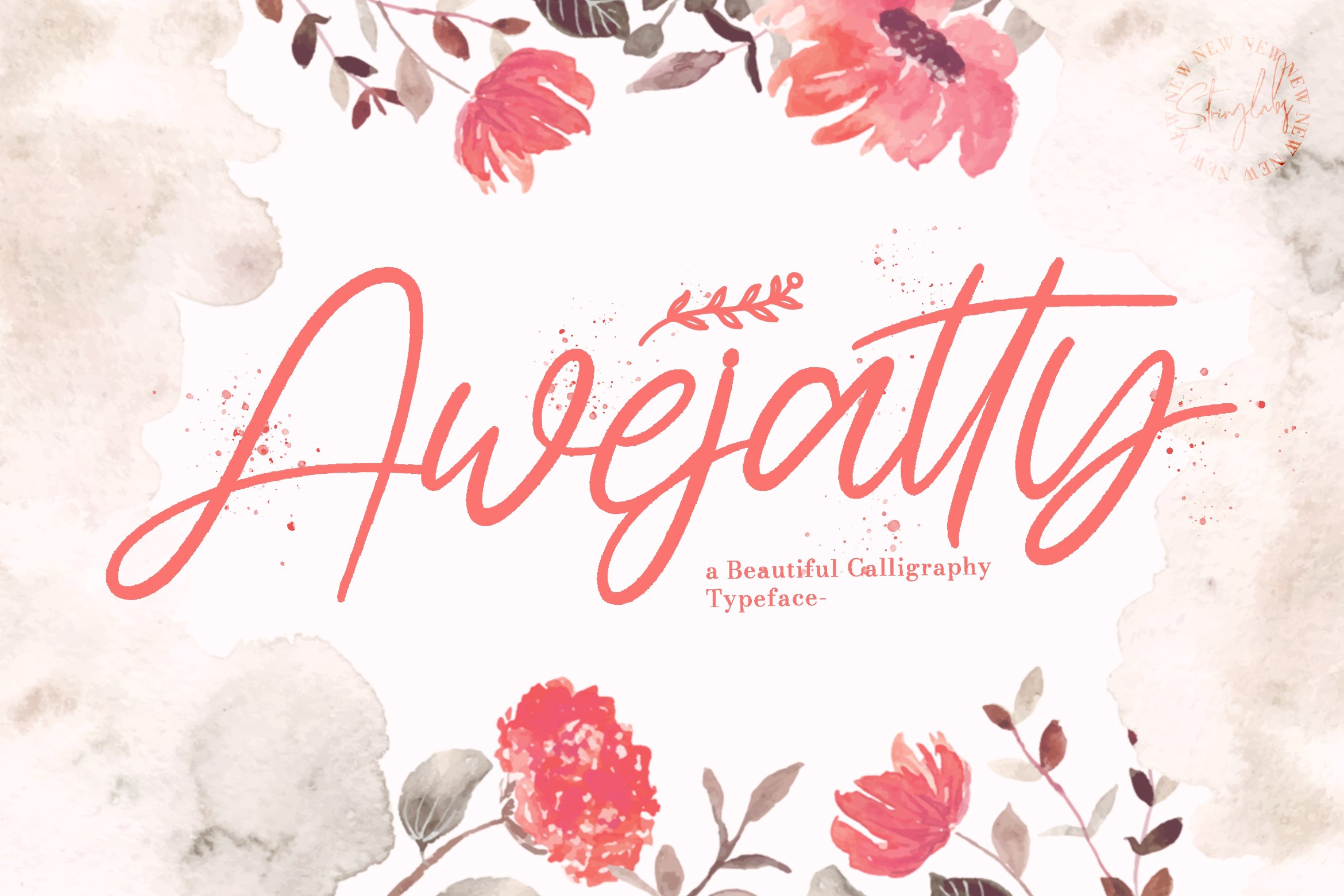 Awejatty - Handwritten Font cover image.