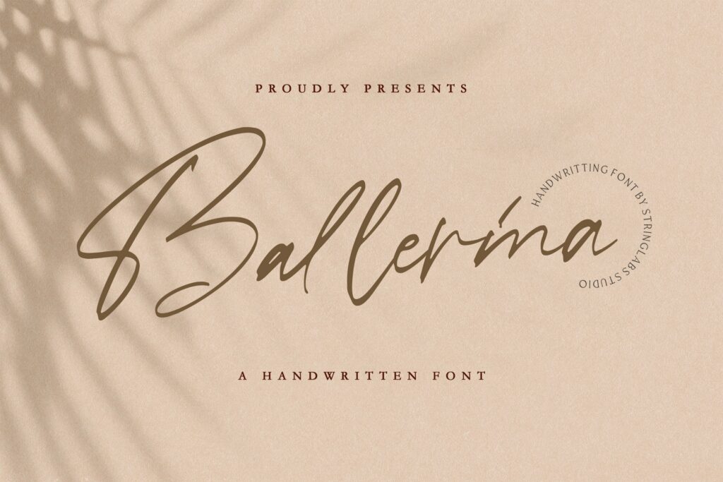 Ballerina - Signature Script Font – MasterBundles