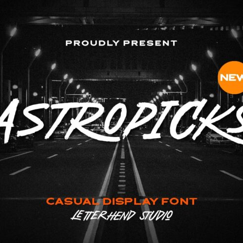 Astropicks - Casual Display Font cover image.