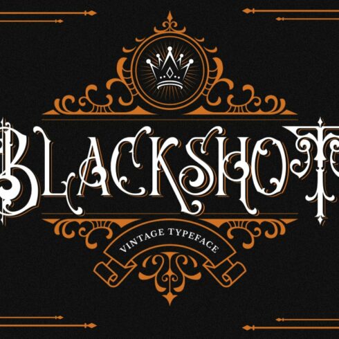Blackshot - Blackletter Font cover image.