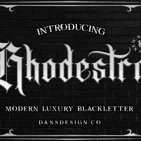 Rhodestra Blackletter cover image.