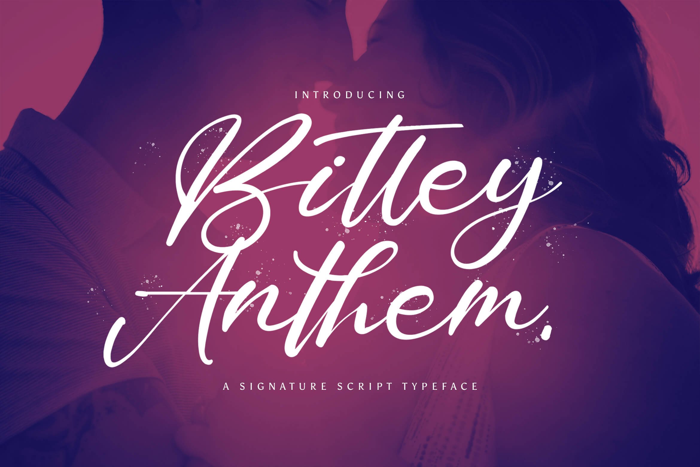 Bitley Anthem - Handwritten Font cover image.