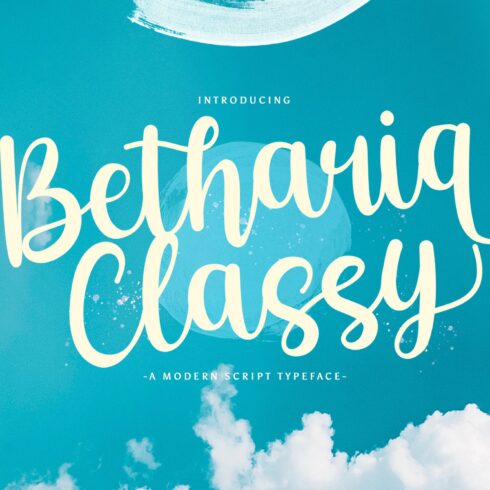 Betharia Classy - Modern Script Font cover image.