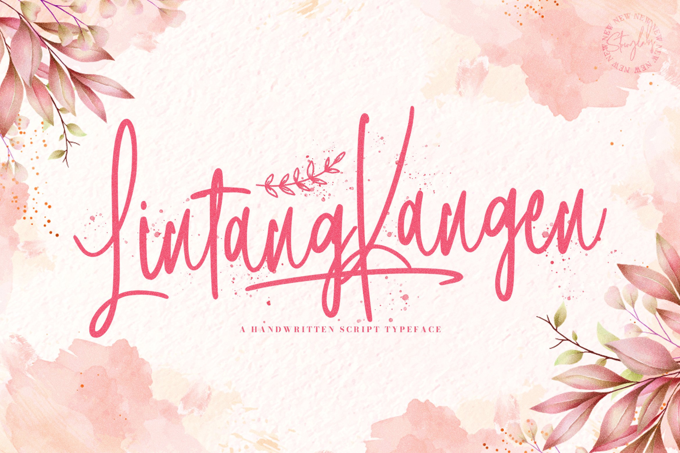 Lintang Kangen - Handwritten Font cover image.