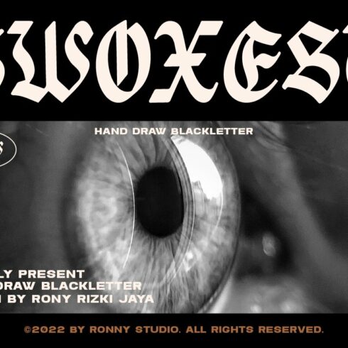 Swoxest - Hand Draw Blackletter cover image.
