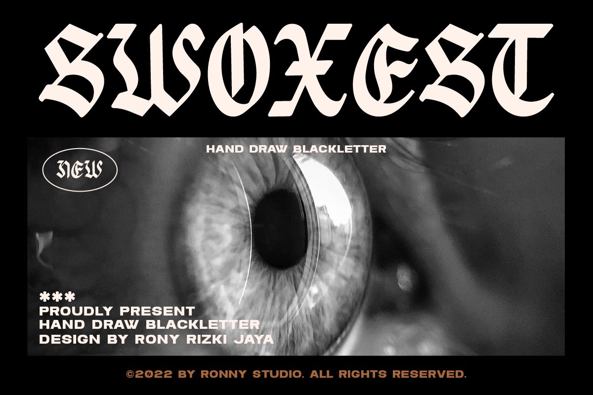 Swoxest - Hand Draw Blackletter cover image.