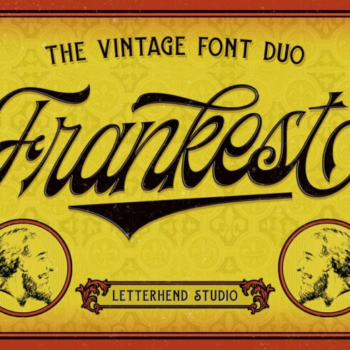Frankest - The Vintage Font Duo cover image.