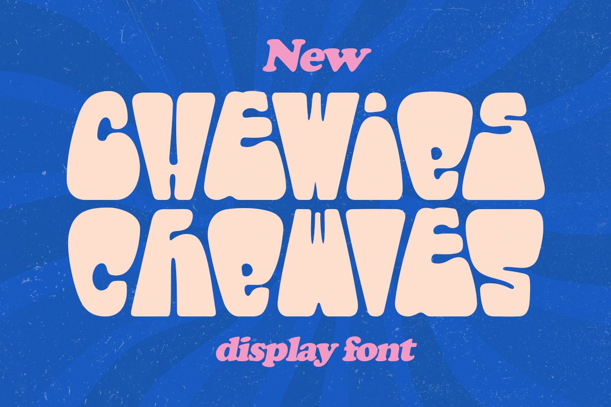 Chewies - Quirky Display Font cover image.